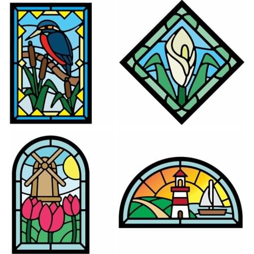 Large Size Bird Windmill Lily Ship Window Cutting Dies Scrapbook DIY Card Photo Make Crafts Stencil New Die Cut 2020