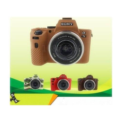 Camera Video Bag Soft Silicone Rubber Camera Protective Body Cover Case Bag Skin For Sony A72/A7S2/A7R2 A7 II A7II A7R Mark II 2