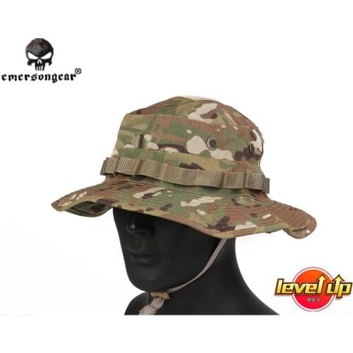 EMERSONgear Special Forces Tactical Camouflage Level Up Map Pack Boonie Hat Hunting Hat Sun Hat