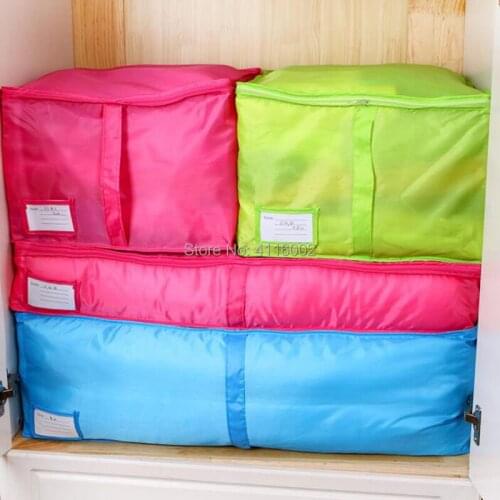 Clothing Storage Boxes 3 Colors Quilts Sorting Pouch Underwear Socks Organizer Bags Bins Portable For TRAVEL