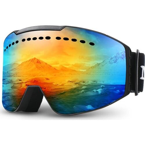 MAXJULI Ski Goggles UV Protection Anti-Fog Snow Goggles for Men Women Youth Goggles M2