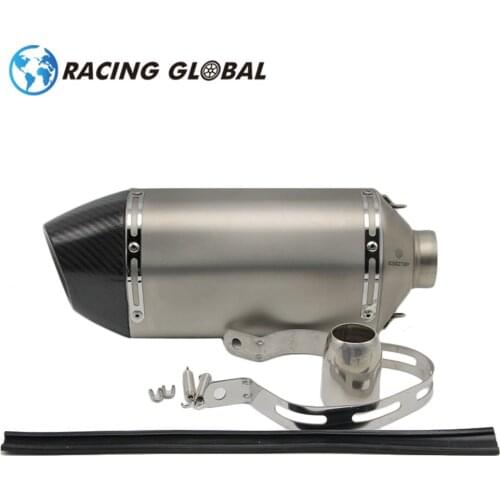 ALCON-Motorcycle 35-51mm Modified Exhaust Pipe With DB killer For Honda nc750x Benelli trk502 BMW R 1200 GS