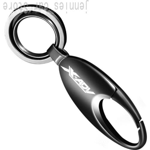 Oval simple simple metal keychain key ring carabiner for HONDA X ADV150 750 XADV X-ADV XADV750 motorcycle Accessories