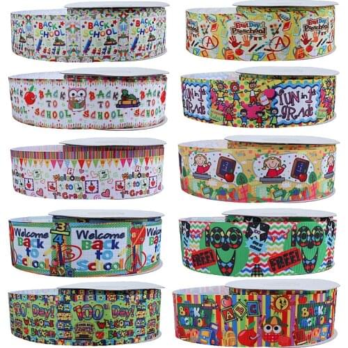 50yards/lot) Back to school ribbon for kids