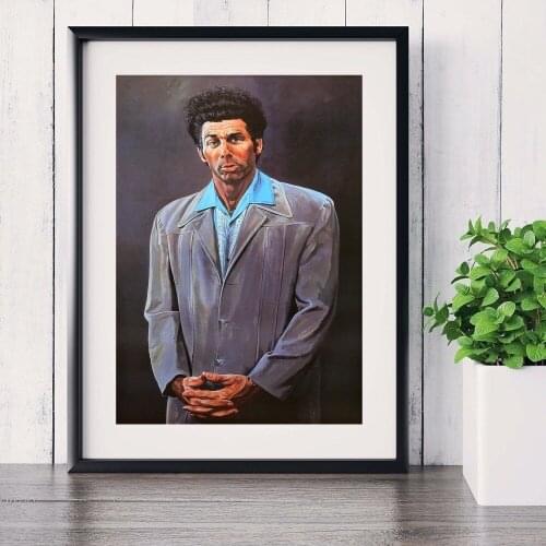 Seinfeld Kramer Portrait Artwork Canvas Art Print Painting Poster Wall Pictures For Living Room Decorative Home Decor No Frame