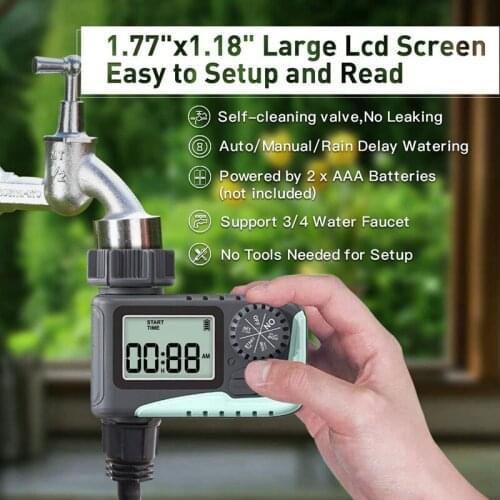 Sprinkler Outdoor Digital Water Timer Garden Lawn Plant Irrigation Timer Battery Powered