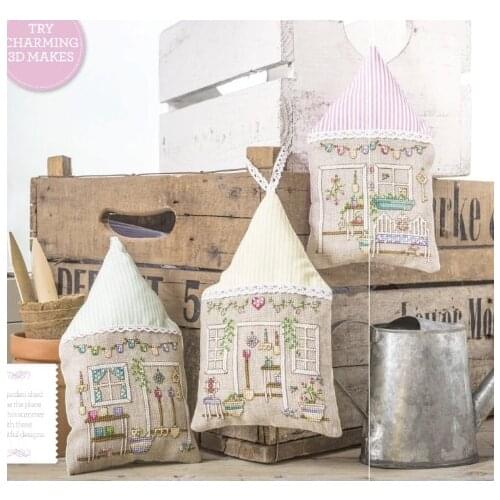 Needlework Cross stitch Handmade 14CT Counted Canvas DIY,Cross-stitch kits,Embroidery Magazine-Garden House