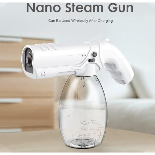 Garden tool Accessories 800ml Blue Light Wireless Nano Steam Atomizer Fogger Disinfection Water Sprayer Machine Steam Spray Guns