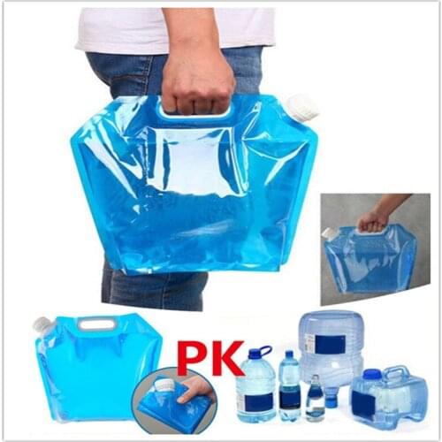 5L / 10L Outdoor Foldable Car Water Bag Carry Bag for Outdoor Camping Hiking Picnic Emergency Kits