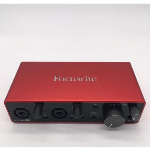 Upgraded New Focusrite Scarlett 2i2 3rd generation professional recording audio interface USB 2.0 sound card microphone preamp