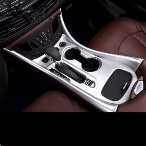 Interior Moulding Gear Center Console Shift Cup Center Armrest Protective Cover Frame For Buick Envision 2017 18 AAA535