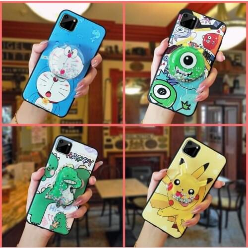 Waterproof Cover Phone Case For OPPO Realme C11 phone stand holder Durable Kickstand For Woman