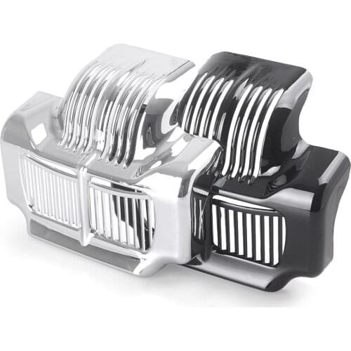 Motorcycle Oil Cooler Guard Cover for Harley Touring Electra Road Street Glide 2011 2012 2013 2014 2015 Chrome / Black