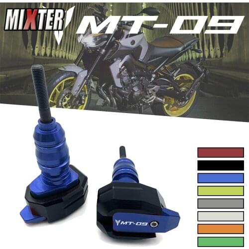 Motorcycle CNC Falling Protection Frame Slider Fairing Guard Anti Crash Pad Protector Fits For YAMAHA MT-09 2013-2018 MT09 MT 09