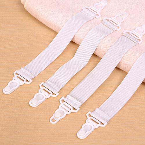 4 Pcs Bed Sheet Mattress Cover Blankets Home Grippers Clip Holder Fasteners Clip