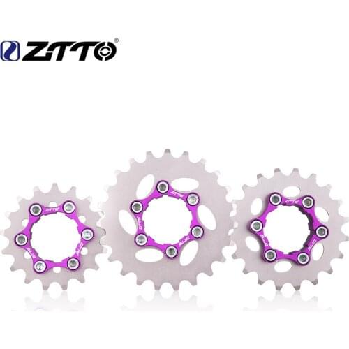 ZTTO new MTB Single Speed Cassette Single Cog 1Speed Gear 16T 17T 18T 19T 20T 21T 22T 23T Freewheel K7 Cassette Bicycle Sprocket