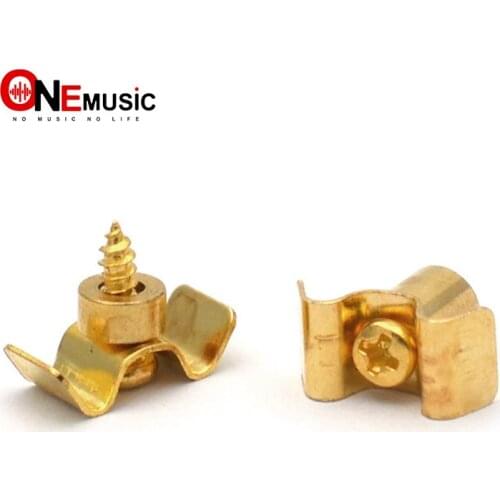 1set Electric Guitar String Retainers tree for Strat Tele Guitar Golden