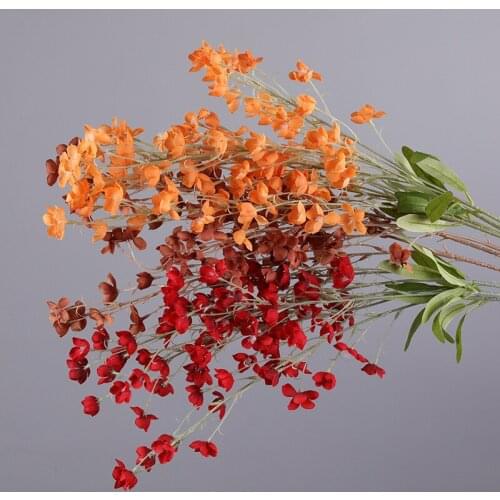 2 Forks Campanula Artificial Flower Wedding Supplies Lily of The Valley Wedding Hall Artificial Flower Stage Decoration