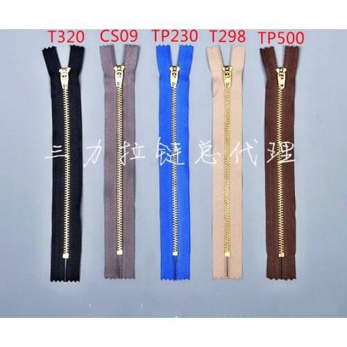 30 PCS/LOT METAL Zipper CLOSE END FOR JEANS CLOTHES BOOTS SEWING ACCESSORIES