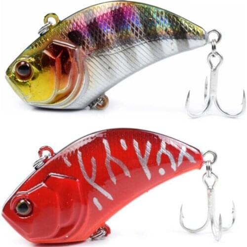 50MM 14.6G Sinking Vib Crankbait Fishing Lures Wobblers Pesca Vibration Jigs Bait Professional Artificial Tackles Sharp Hooks