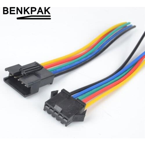 50Pairs 5P JST SM 5Pins Male Female Wire Connector SM5P LED connectors