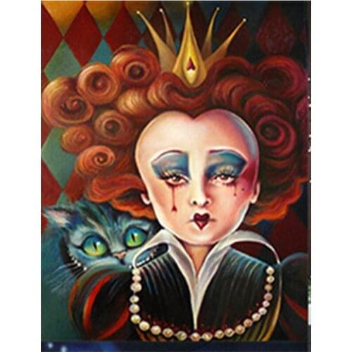 5D Diy Diamond Painting Women Art Diamond Picture Mosaic Halloween cartoon Gift Home Wall Decoration