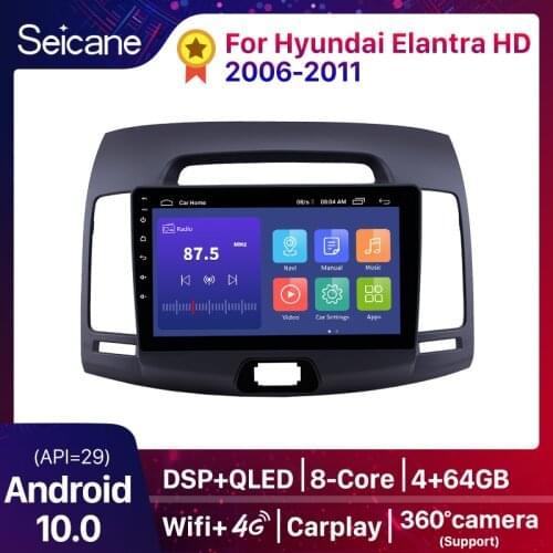 Seicane Car Multimedia Player Android 8.1 2 Din GPS Autoradio For Hyundai Elantra 2007 2008 2009 2010 2011 support SWC WIFI USB