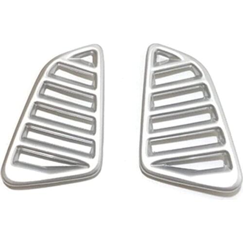 For Nissan Navara NP300 2015-2020 Car Dashboard Air Conditioning Outlet AC Vent Cover Trim Frame Accessories, Chrome