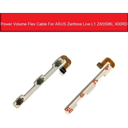 Power On Off Volume Switch Side Button Flex Cable For ASUS Zenfone Live L1 ZA550KL X00RD Volume & Power Flex Ribbon Cable Parts