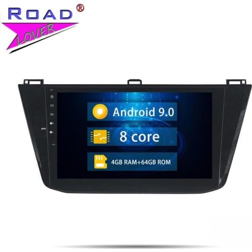 Head Unit Android 9.0 Car Radio DVD Player For Volkswagen VW Tiguan 2016 Stereo GPS Navigation Automagnitol 2 Din Autoradio