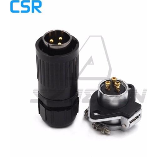 HP20 TK-Z , 3pin Waterproof Screw Locking Cable Industrial Electrical connector Fit RV Solar Port, Fit Furrion, Forrest River RV