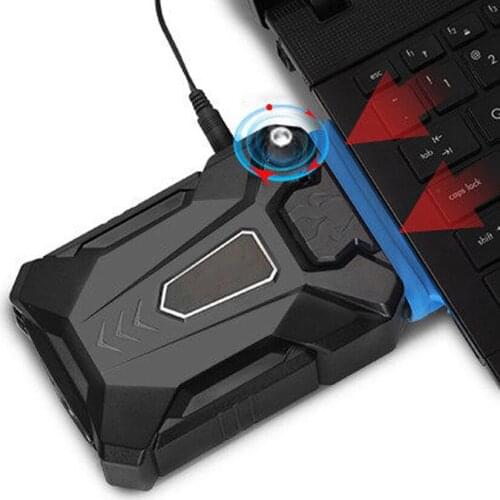 Laptop Fan Cooler, Portable Intelligent Notebook Radiator, Adjustable Speed, Auto-Temp Detection, Laptop Rapid Cooling Fan