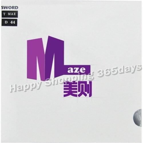 SWORD MAZE Purple (Sticky Offensive) Table Tennis Rubber Ping Pong Sponge