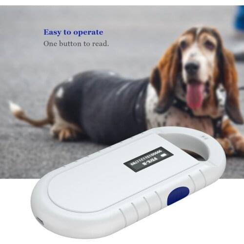 Hot USB Handheld RRID Dog Micro Chip Reader Bluetooth Chip For Scanner Product ISO 11784/11785 FDX-B ID64 RFID