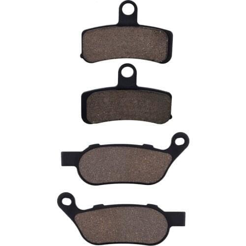 Motorcycle Front Rear Brake Pads for Harley Fat Boy FLSTF FLSTFB Heritage Softail Deluxe Custom Slim FLS FLSTC FXST FXSTC FLSTN