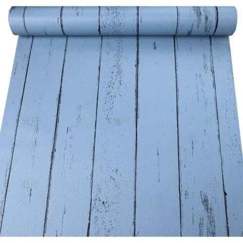 Wood Pattern Wall Stickers Renovation Old Closet Furnitures PVC Self Adhesive Waterproof Wallpaper Decorative Sticky Paper Decal