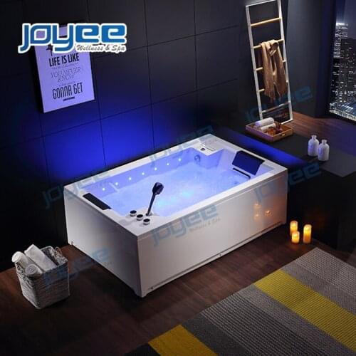 JOYEE Professional Whirlpool Bathtub Rectangular Plastic Bathtub Container Bath Tub for Home Use