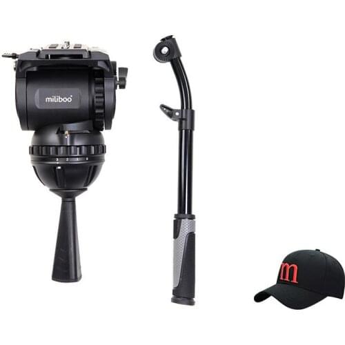 M8 Professional Broadcast Movie Video Fluid Heads Load 15 kg Heavy Duty Tripod Camera Stand with 100mm Bowl