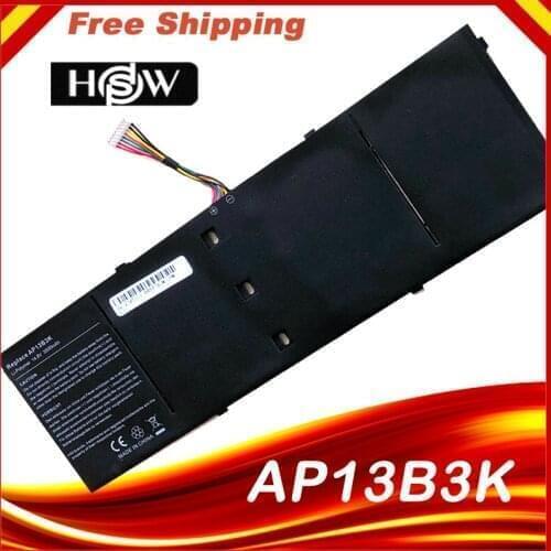 HSW Replace Laptop Battery AP13B3K for Acer Aspire V5 R7 V5-572G V5-573G V5-472G V5-473G V5-552G M5-583P V5-572P fast shipping