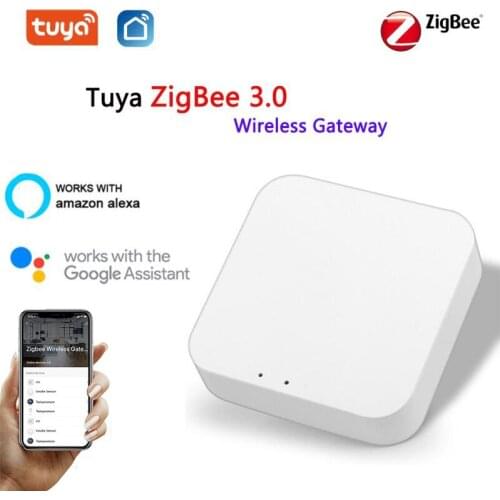 Tuya ZigBee Smart Gateway Hub Smart Home Bridge Smart Life APP Wireless Remote Controller Works With Alexa Google Home Dropship