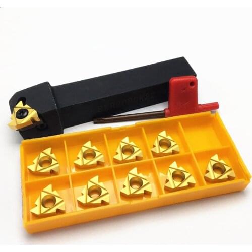 SER2020K22 SER2020M22 SER3232P22 external thread turning tool turning tool MMT 22ER AG60 hard alloy blade CNC tool set SER