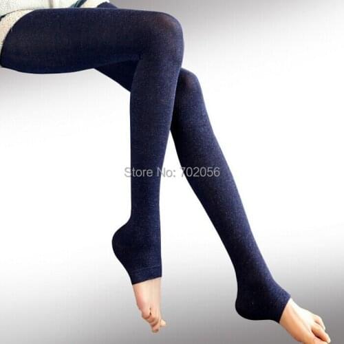 Ladies Womens knitted Skinny Stretchy Sexy Jeggings Pencil Tights Pants Fashion Autumn Winter Trousers #3710
