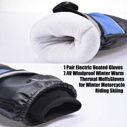 Winter Smart Heating Motorcycle Riding Gloves Temperature Adjustable Touch Screen Waterproof And Warm Outdoor Sports Gloves