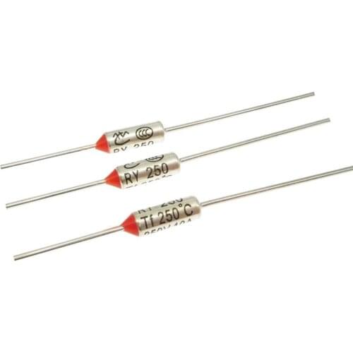 100PCS/1LOT RY TF 10A/15A 250V Metal Thermal Temperature Fuse 60-300°C Degree