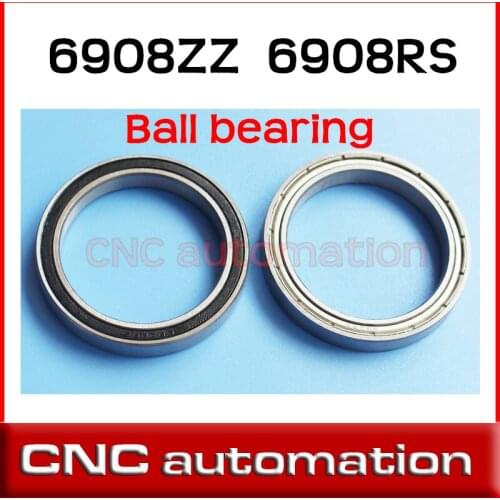 5pcs 6908 6908Z 6908ZZ 40*62*12mm chrome steel deep groove bearing radial 6908RS 61908RS 6908-2RS rubber seal