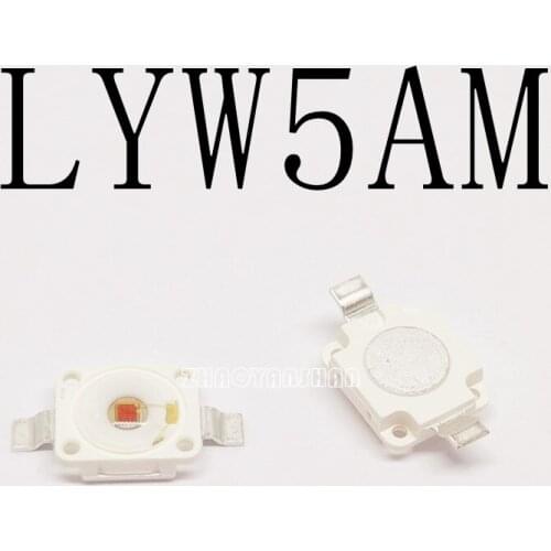 50pcs X LYW5AM LY W5AM 3W 6070 YELLOW High power LED SMD Free Shipping