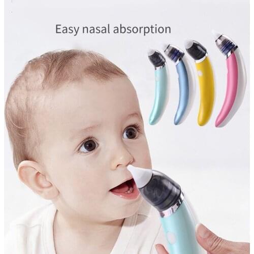Infant Nasal Aspirator Electric Adjustable Nasal Aspirator Newborn Nasal Cleaner Nose Hygiene