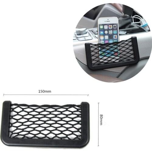 Car Styling Car Carrying Storage Bag Stickers For Mobile Phone Holder Auto Pouch Adhesive Visor Box Car Accessories
