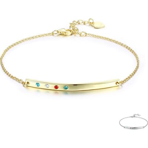 ZEMIOR 925 Sterling Silver Bracelet For Women Austria Crystal Adjustable Light The Luxury Fashion Bracelet Party Fine Jewelry