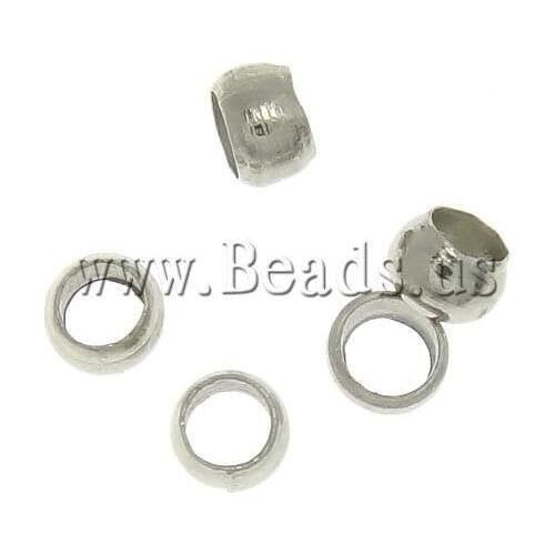 60000PCS 1.2mm Silver color Tone Crimps Beads End Beads Spacer Beads Making For Jewelry Findings DIY
